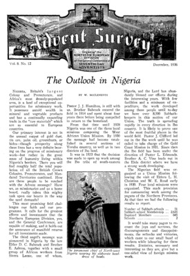 The Advent Survey | December 1, 1936