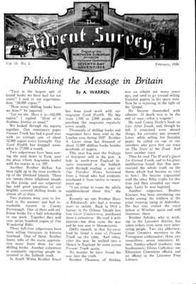 The Advent Survey | February 1, 1938