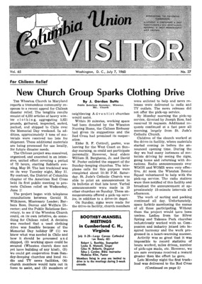 Columbia Union Visitor | July 7, 1960