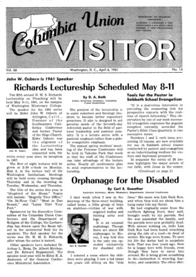 Columbia Union Visitor | April 6, 1961