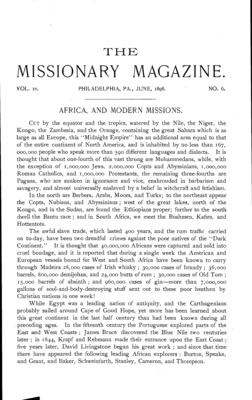 The Missionary Magazine | June 1, 1898