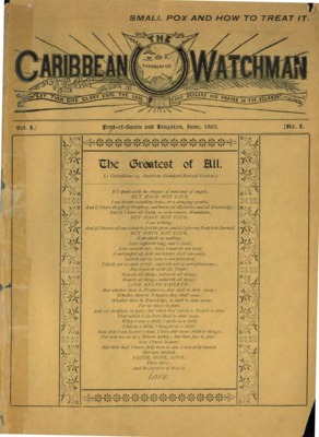 The Caribbean Watchman | June 1, 1903