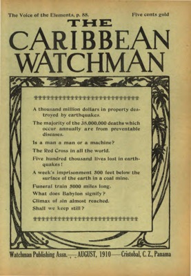 The Caribbean Watchman | August 1, 1910