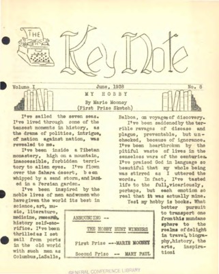 The Keynote | June 1, 1938