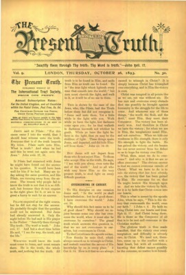 The Present Truth | October 26, 1893