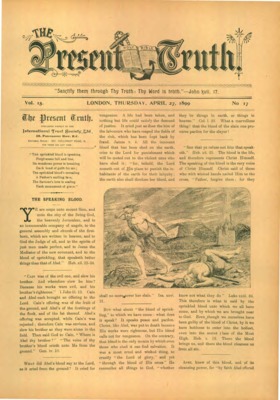 The Present Truth | April 27, 1899