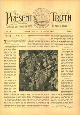 The Present Truth | October 4, 1900