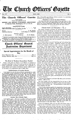 The Church Officers' Gazette | May 1, 1928