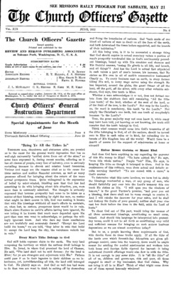 The Church Officers' Gazette | June 1, 1932