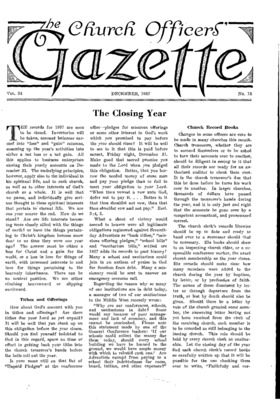 The Church Officers' Gazette | December 1, 1937