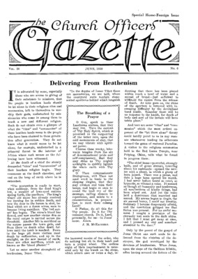 The Church Officers' Gazette | June 1, 1939