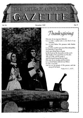 The Church Officers' Gazette | November 1, 1949