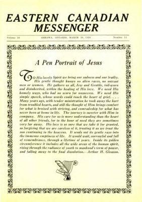 Eastern Canadian Messenger | March 30, 1926