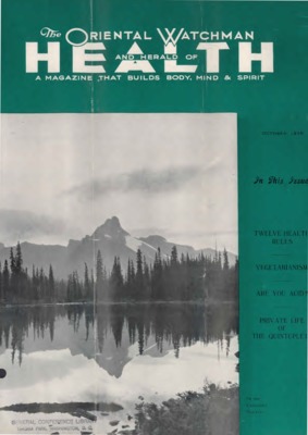 The Oriental Watchman and Herald of Health | October 1, 1935