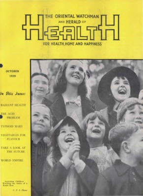 The Oriental Watchman and Herald of Health | October 1, 1939
