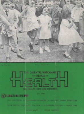 The Oriental Watchman and Herald of Health | July 1, 1940