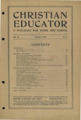 Christian Educator | January 1, 1920