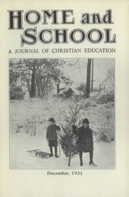 Home and School | December 1, 1931