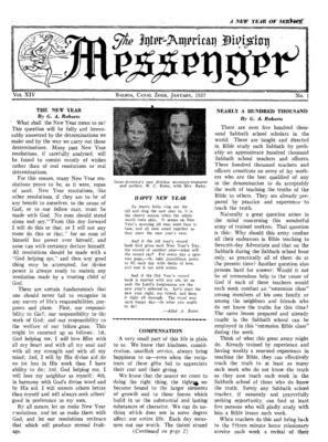 The Inter-American Division Messenger | January 1, 1937