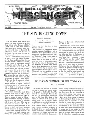 The Inter-American Division Messenger | August 1, 1939