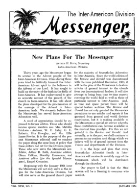 The Inter-American Division Messenger | January 1, 1954