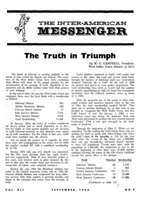 The Inter-American Messenger | September 1, 1964