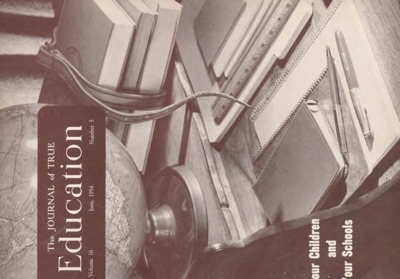 The Journal of True Education | June 1, 1954