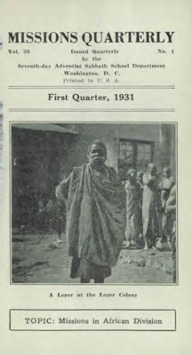 Missions Quarterly | January 1, 1931
