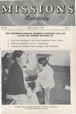 Missions Quarterly | January 1, 1967