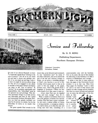 Northern Light (European) | July 1, 1951