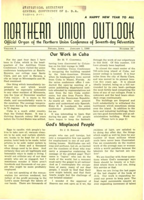 Northern Union Outlook | January 1, 1946