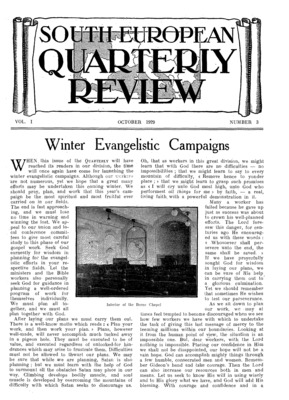 South European Quarterly Review | October 1, 1929