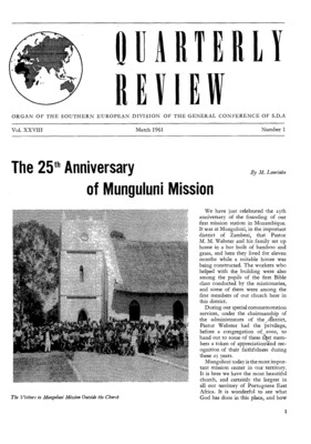 Quarterly Review | March 1, 1961