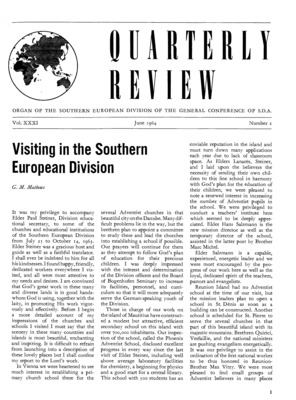 Quarterly Review | June 1, 1964