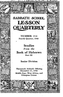 Sabbath School Quarterly | October 1, 1948