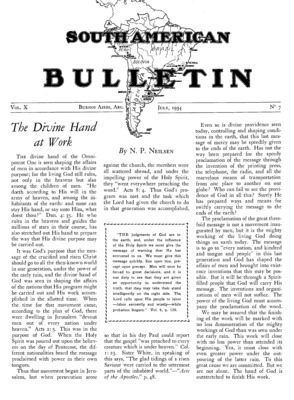 South American Bulletin | July 1, 1934