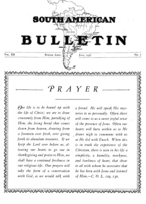 South American Bulletin | July 1, 1936