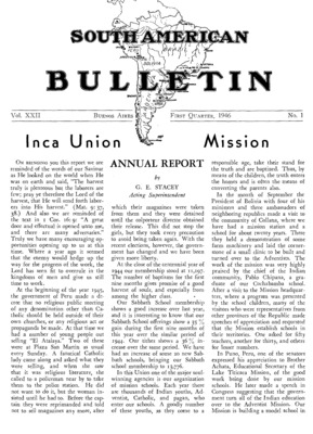 South American Bulletin | January 1, 1946