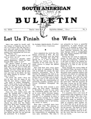 South American Bulletin | September 1, 1948