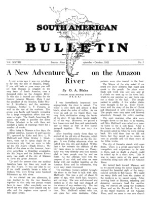 South American Bulletin | September 1, 1953