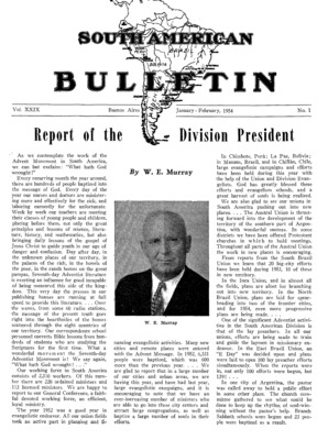 South American Bulletin | January 1, 1954