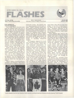 Inter-American News Flashes | February 1, 1985