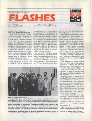 Inter-American News Flashes | January 1, 1988