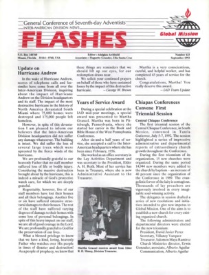 Inter-American Division News Flashes | September 1, 1992