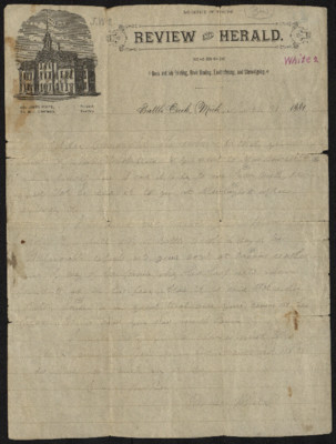 James White to Dudley M. Canright, 31 March 1881