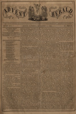 The Advent Herald | September 15, 1849