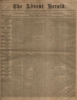 The Advent Herald | September 12, 1865