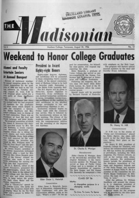 The Madisonian | August 30, 1956