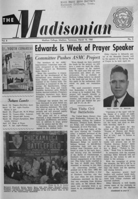 The Madisonian | March 15, 1960