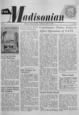 The Madisonian | April 4, 1960